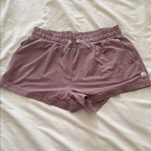 Vuori Women's Athletic Shorts in Mauve